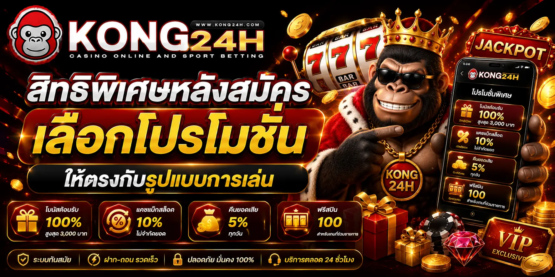 สิทธิพิเศษหลังสมัคร เลือกโปรโมชั่นให้ตรงกับรูปแบบการเล่น